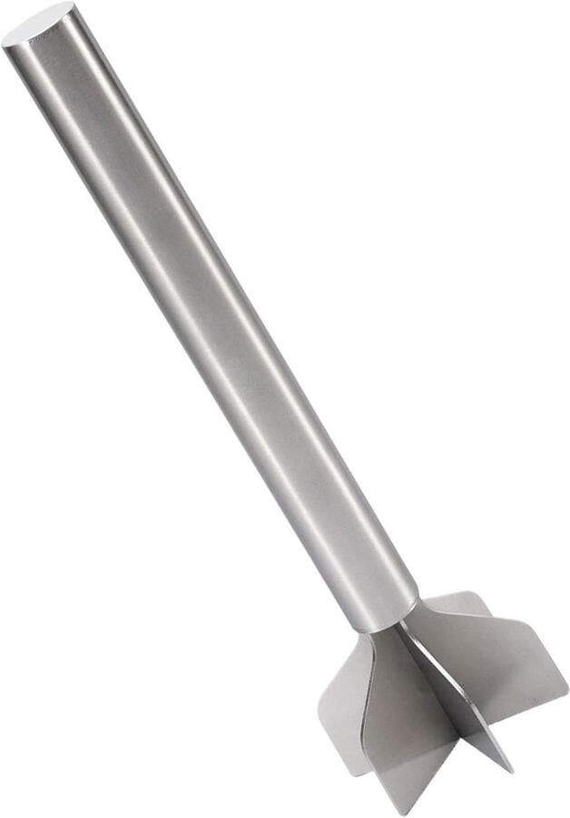 Gehaktmenger Handgereedschap Vleesrasp Stamper Gelijkmatig Bereiden Voedselveilig Roestvrij Staal 7x25cm Zilverkleurig
