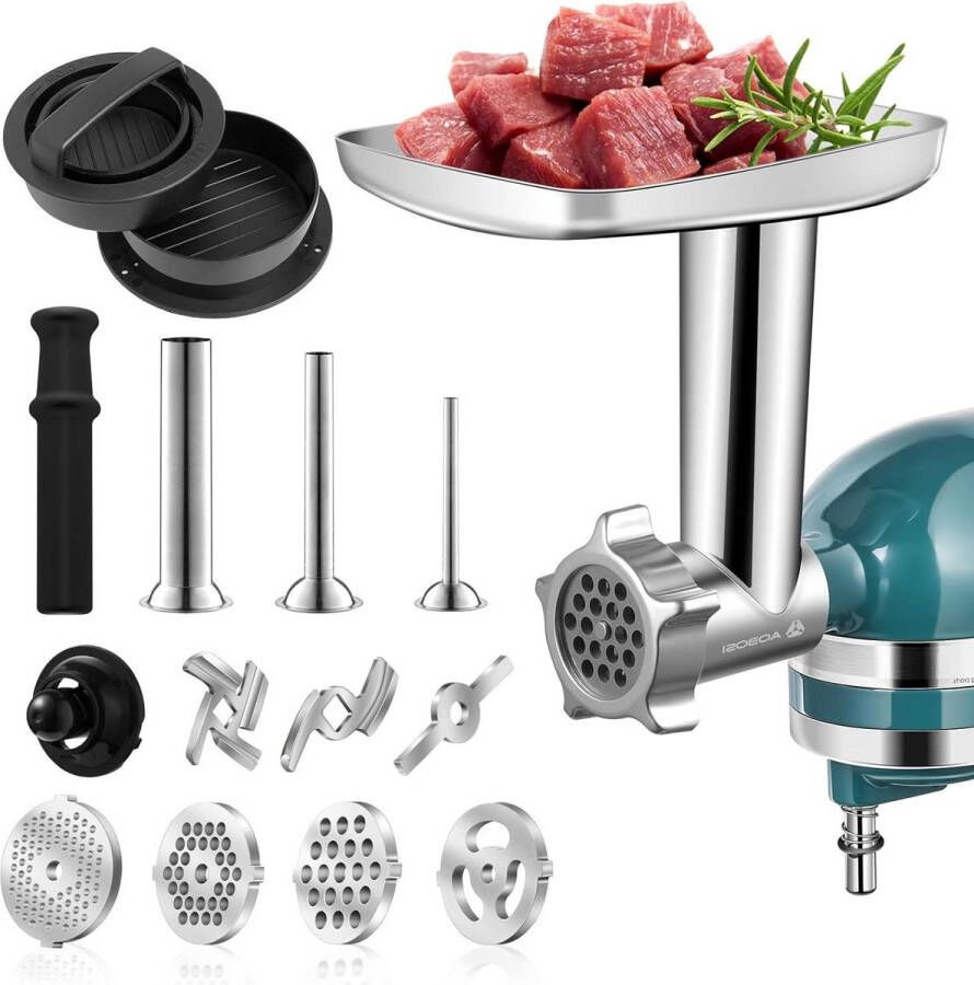 Vleesmolen-accessoires van roestvrij staal hoogwaardige accessoires voor vleesmolen