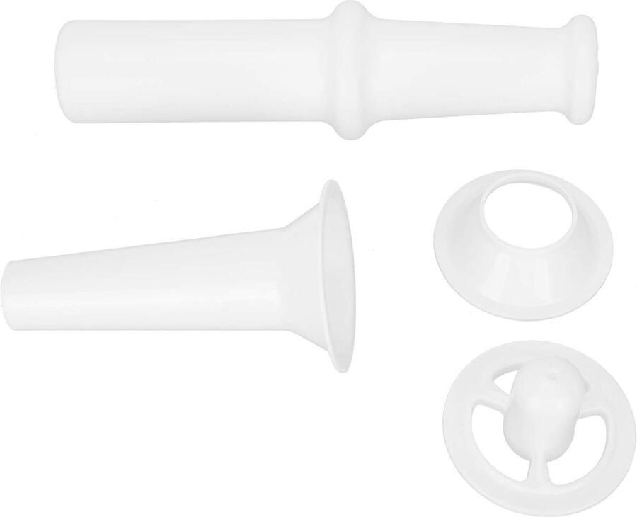 Vleesmolen Accessoires Worstmaker Set Zelf Worst Maken Compleet met Duwer Voor 7# Molens Zwart
