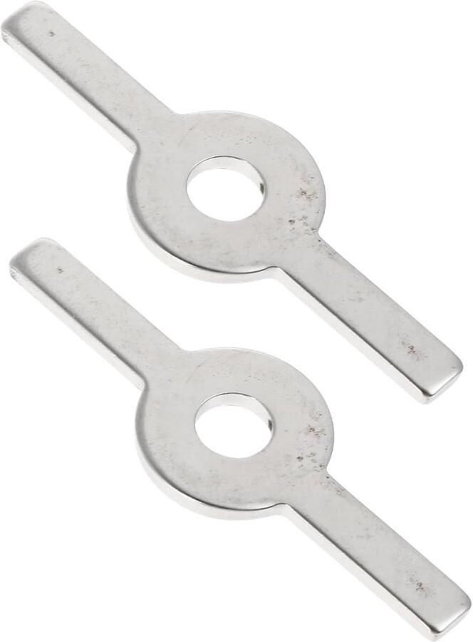 Vleesmolen Beugels Vul Accessoires Worst Maken Duurzaam RVS 2 Stuks Zilver