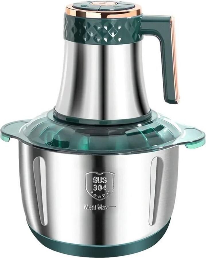 Vleesmolen Elektrische hakmolen Gehaktmolen Vleesmolen Food Processor Keukenmixer Elektrische hakmolen Groen