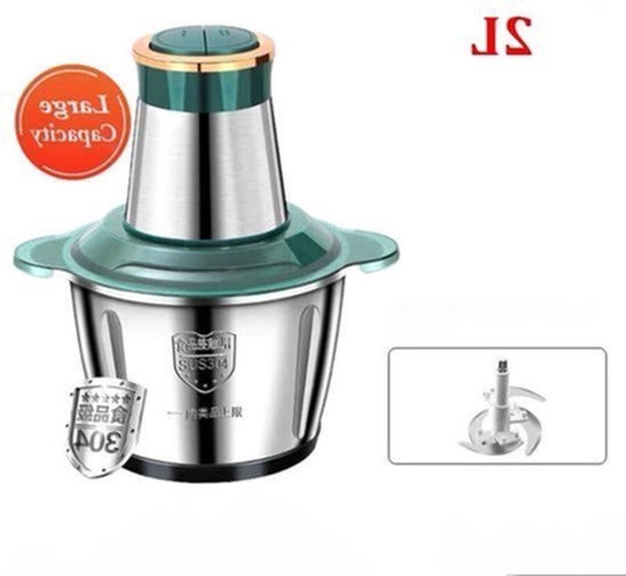 Vleesmolen Gehaktmolen Meat Grinder Elecktrisch Machine Foodprocessor Meat Mincer Keukenmixer Keukenmachine 2L Greon