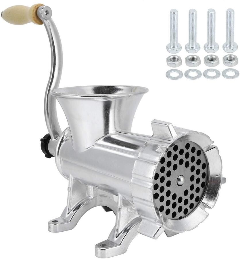 Vleesmolen handmatige vleesmolen van aluminiumlegering voor plantaardig vlees