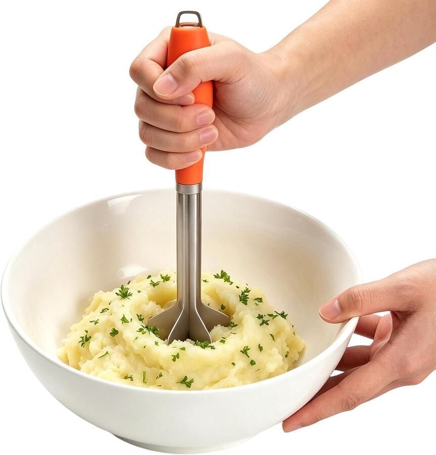 Vleesmolen Keuken Voedselhakker Thuis Voedsel Bereiden Meervoudig Snijsysteem 29 cm Hoog Oranje