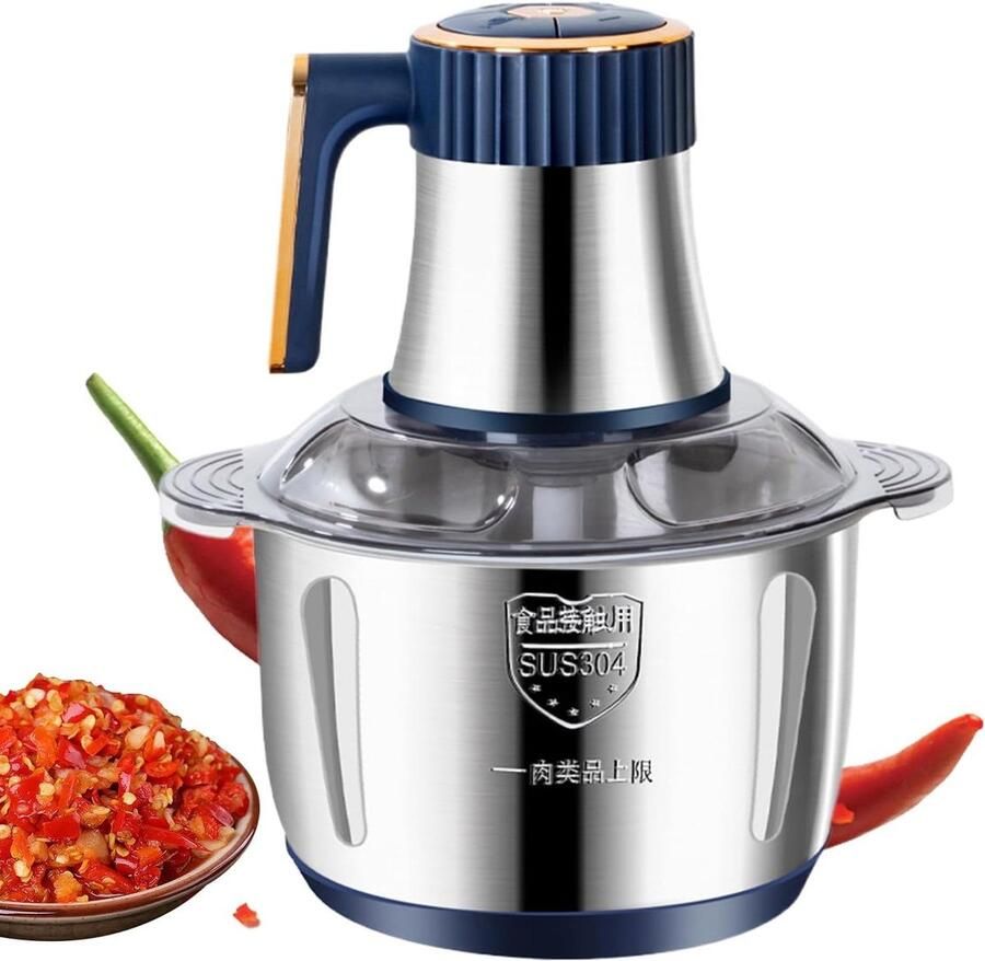 Vleesmolen kleine processor met capaciteit automatische hakmolen 5 l voor groenten en vlees voor familiekeuken groenten fruit ui kip knoflook