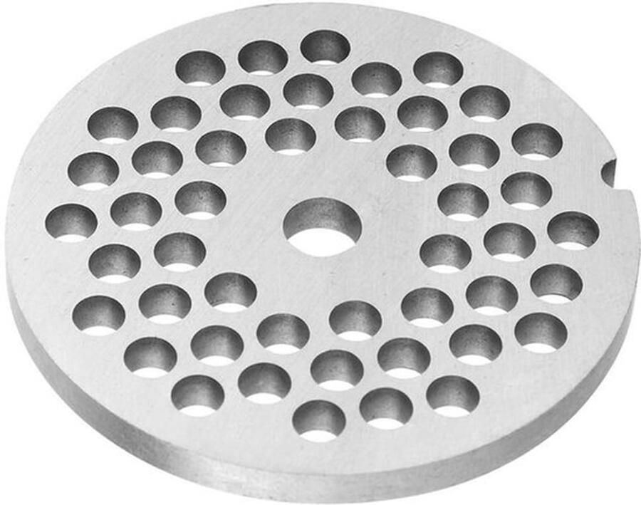 Vleesmolen Mes Professionele Vervanging Legering Plaat Schijf Mes met Gaten 5mm Gatdiameter Duurzaam en Veilig Eenvoudig te Reinigen Vleesplaat