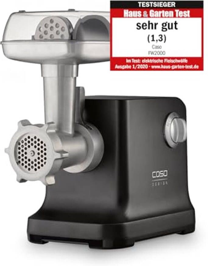 Vleesmolen met krachtige motor titanium lemmet en uitgebreide accessoires