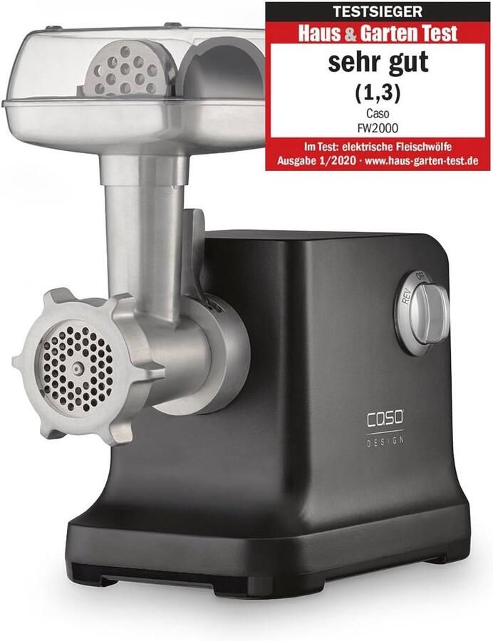 Vleesmolen met krachtige motor titanium lemmet en uitgebreide accessoires