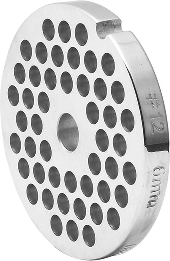 Vleesmolen Schijf Vleesmolen Accessoire Vlees Malen Roestvrij Staal 6-18 mm Zilver
