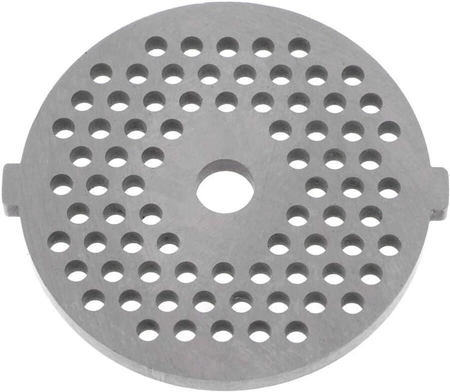 Vleesmolen Onderdeel Gehaktmolen Plaat Zelf Vlees Malen Voedselveilig Legering 3mm Gat Zilver