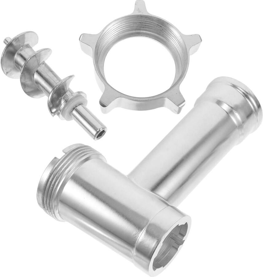 Vleesmolen Onderdelen Vleesverwerkingsaccessoires Worstmaker Zelf Worst Maken Aluminium Legering Constructie 7.07 inch Zilver