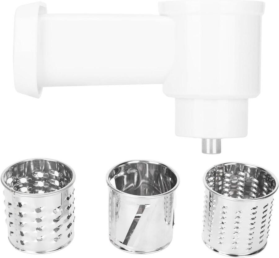 Vleesmolen Opzetstuk Voedselmolen Accessoire Keuken Voorbereiding Roestvrij Staal 42 Mm Interface Zilver