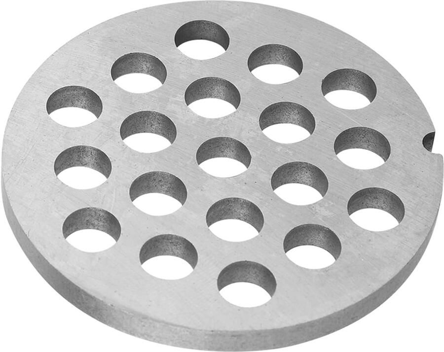 Vleesmolen Schijven Platenmes Molen Vlees Malen Geperforeerde Schijf 8mm Gat Zilver