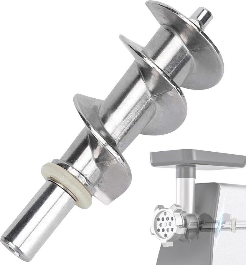 Vleesmolen Schroef RVS Vervangingsonderdeel voor Elektrische Vleesmolen Verschillende Maten