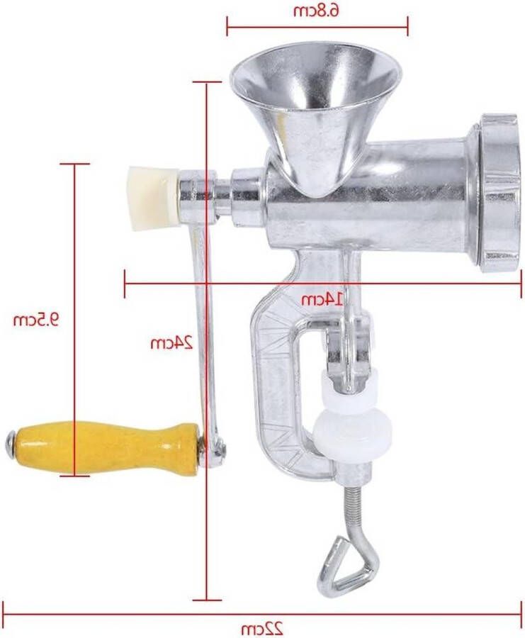 Vleesmolen van Luminum Alloy Materiaal Duurzaam en Kubus Vleesborstel Geschikt voor Restaurant en Hotel - Foto 2
