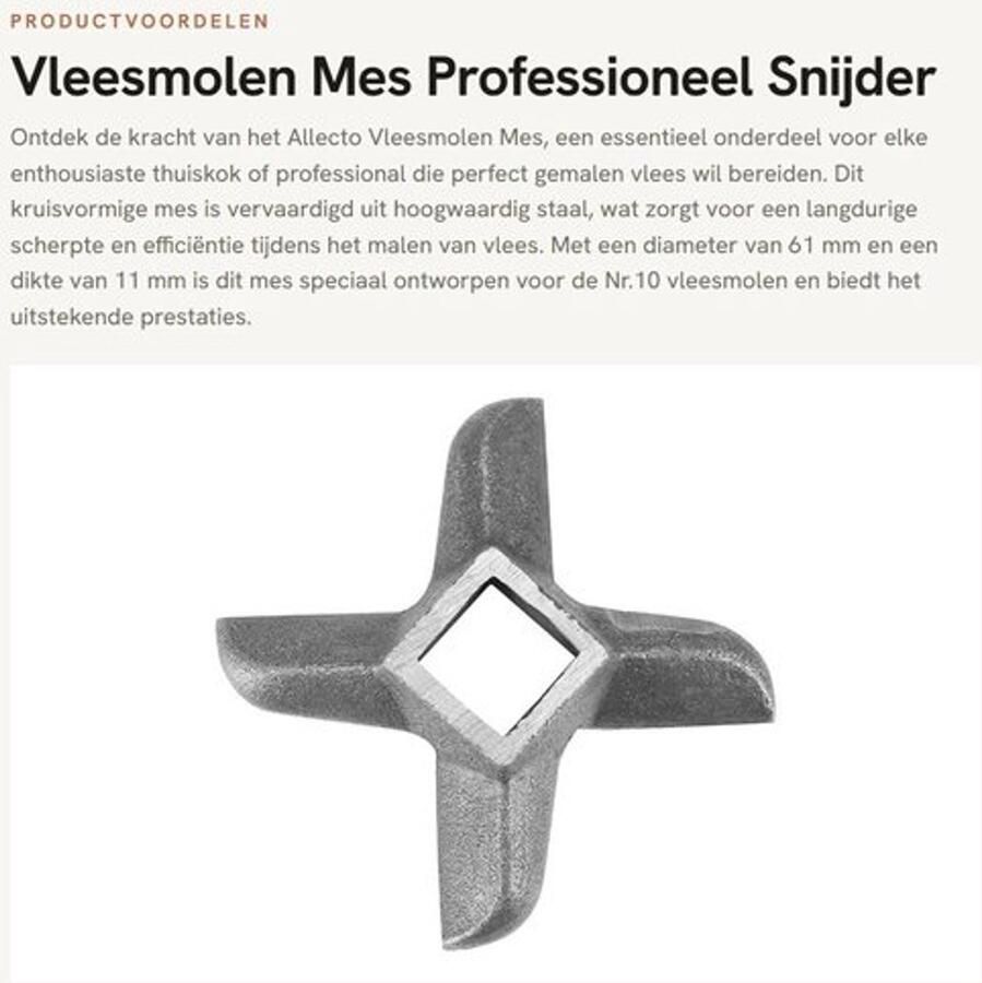 Vleesmolenmes Professioneel Staal Vleesmessen Set Snijder Keuken Breed scala aan toepassingen Vleesmes