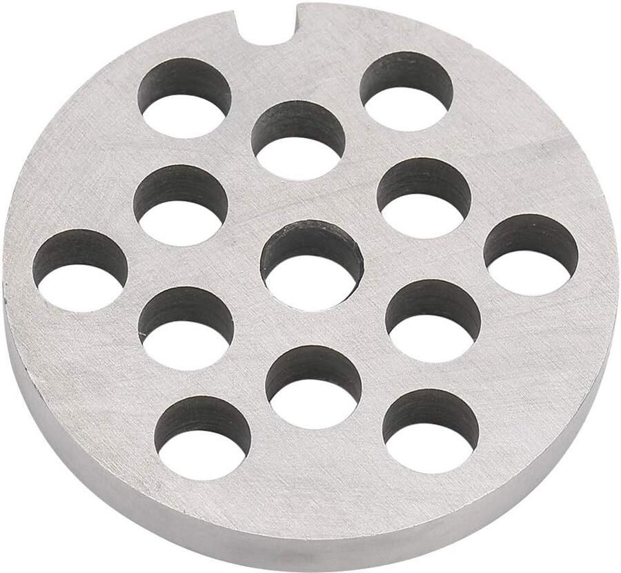 Vleesmolenplaat Roestvrij staal Duurzaam Crusher Vleesmolenplaat Schijfmes Vervangende accessoires voor slijpmachines Vleesmolen(8mm)