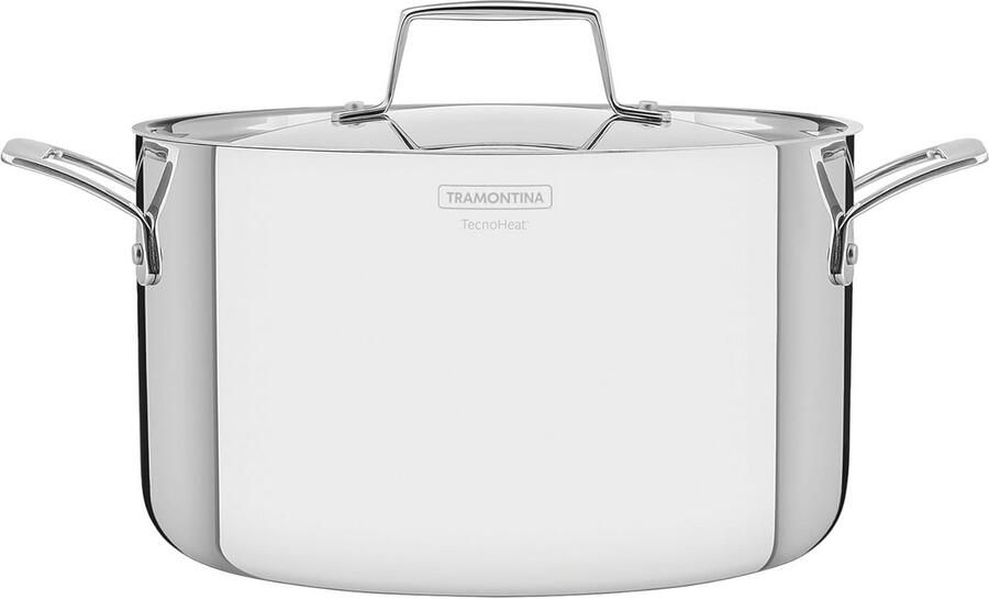 Vleespan 24 cm roestvrij staal inductie ovenvast – optimaal koken met gelijkmatige warmteverdeling - Foto 3