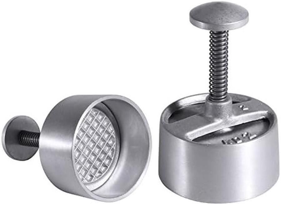 Vleespers voor handig vormen van gehaktballetjes en paté