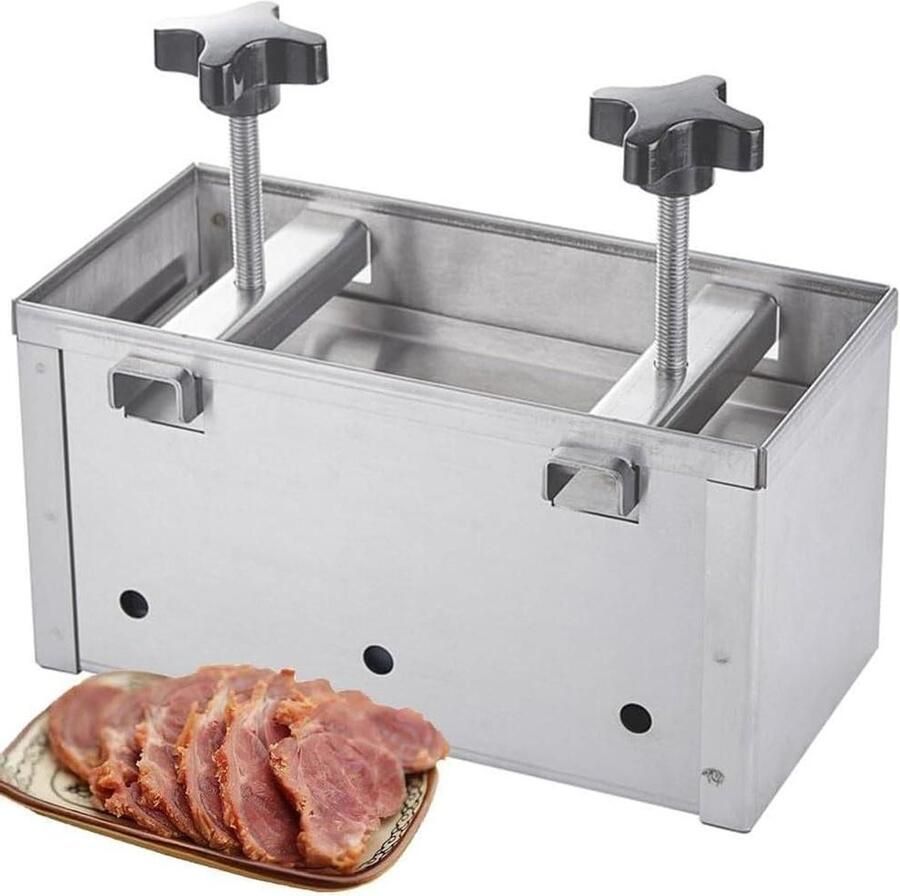 Vleespers Vorm Hamburgerpers Vleesvorm Vlees Vormen Dubbele Schroef Druk 1 kg Zilver