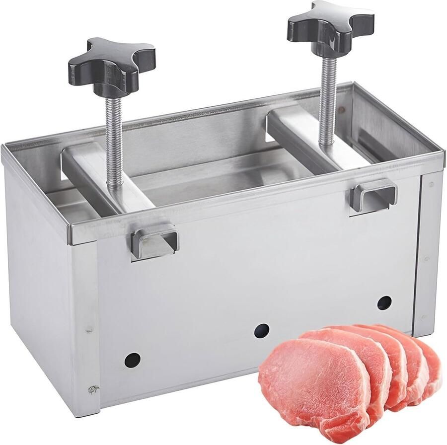 Vleespersvorm Hamburgerpers Pasteitjes Maken Sapbak Ingebouwd Tot 10kg Zilver