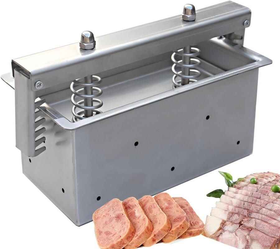 Vleespersvorm Vleesmaker Tool Hamburger Vormen Roestvrij Staal 3 kg Capaciteit Zilver