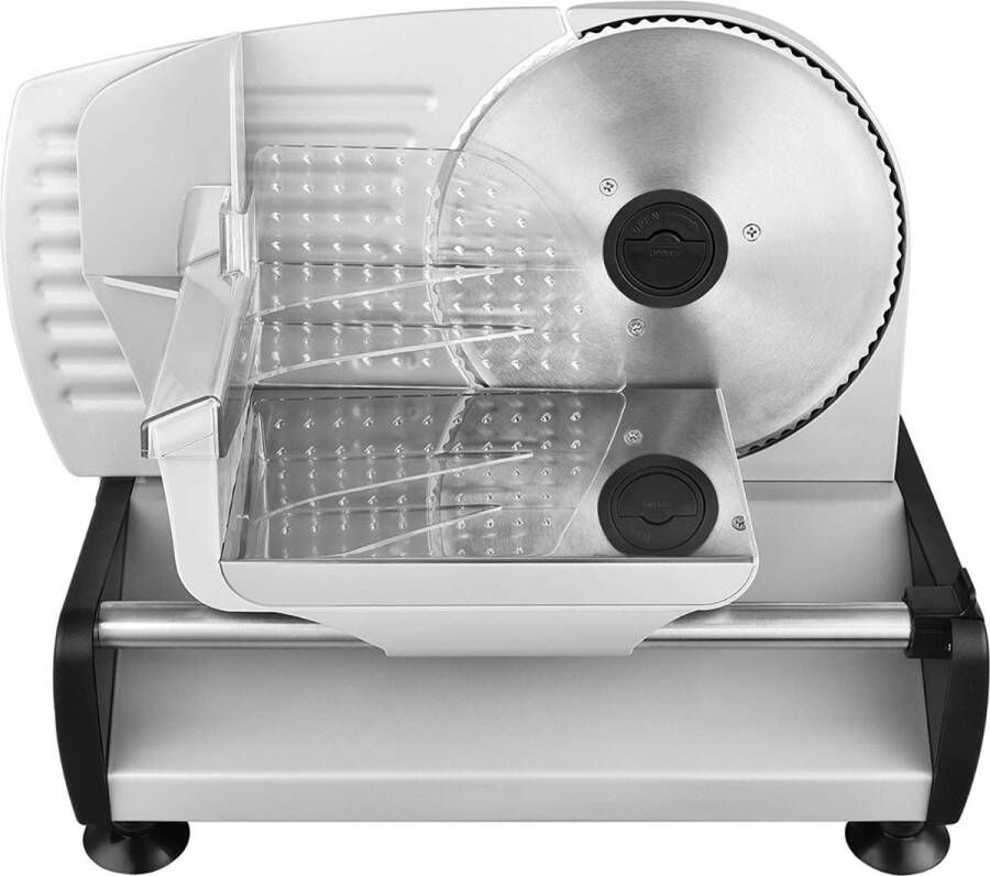 Vleessnijder Gehaktmolen Vleesmolen Vlees Snijder Universele Snijder Roestvrij Staal Metaal Kunststof Zilver - Foto 2