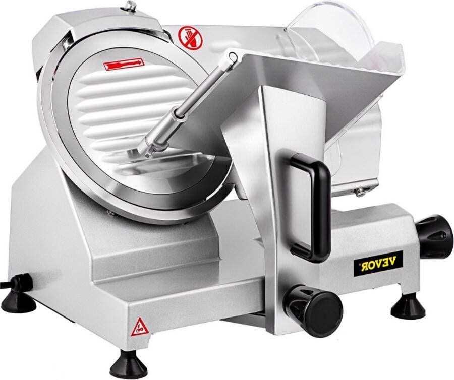 Vleessnijder Snijmachine Vleeswaren Snijmachine Vlees 10 Inch Blade Elektrische Eten Slicer Cutter Grinder Vlees Snijmachine Machine Voor Commerciële Deli Vlees Kaas Rundvlees Schapenvlees Kalkoen