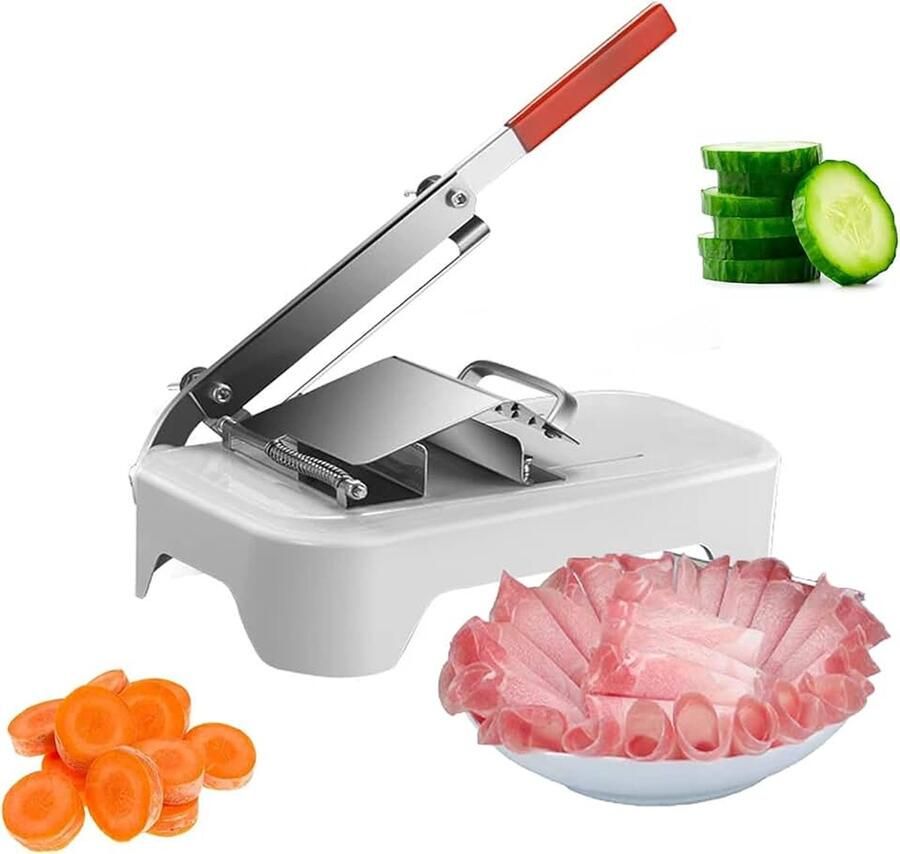 Vleessnijmachine schapenvlees groenten fruit vleessnijder worstsnijder broodsnijmachine roestvrij staal