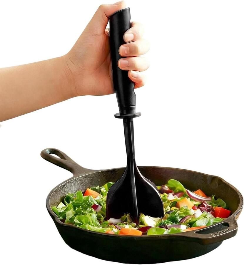 Vlees Hakker Keuken Gadget Maaltijd Bereiden 6 Gebogen Bladen 268 cm Zwart