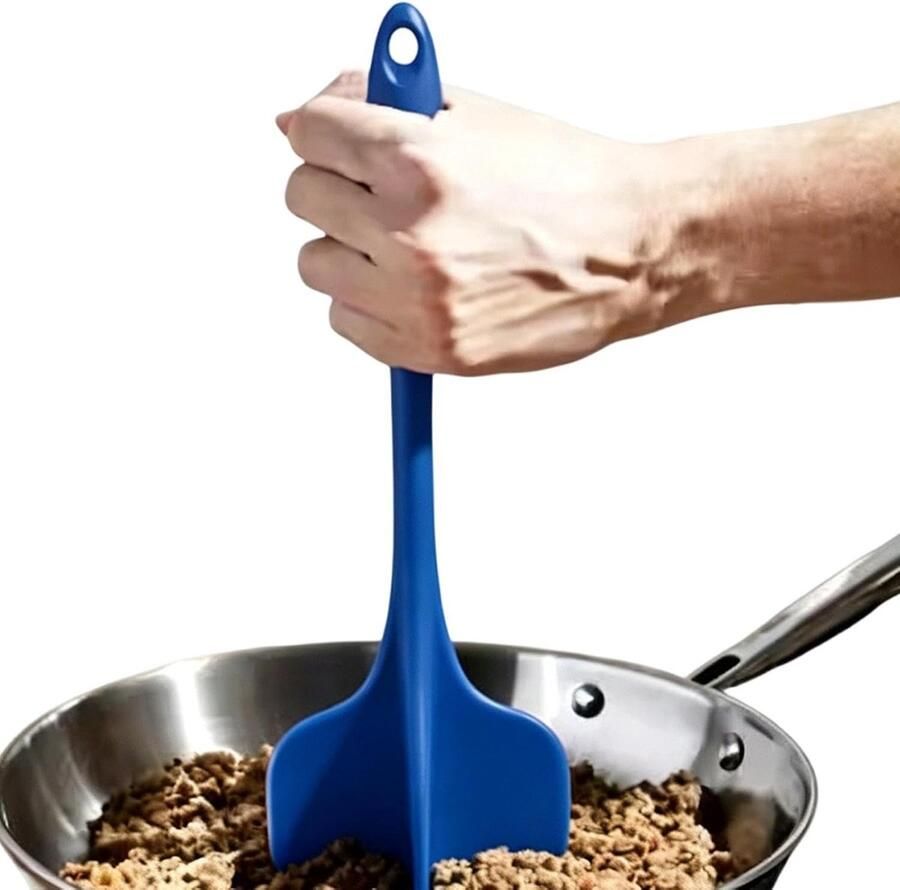 Vleesvermaler Keukengadget Maaltijdvoorbereiding Antiaanbak 28 cm Blauw