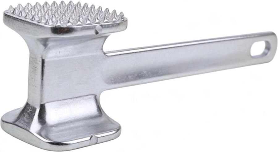 Vleesvermalser Hamer Keuken Gereedschap Vlees Malser Maken Dubbelzijdig Ontwerp 245 cm Zilver