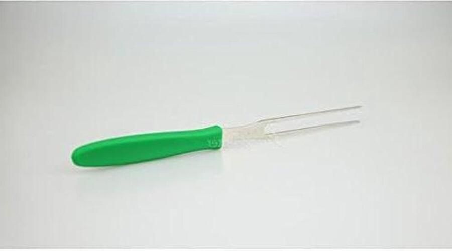 Vleesvork Snijvork worstvork Koken en Grillen Roestvrij staal 13 cm Groen