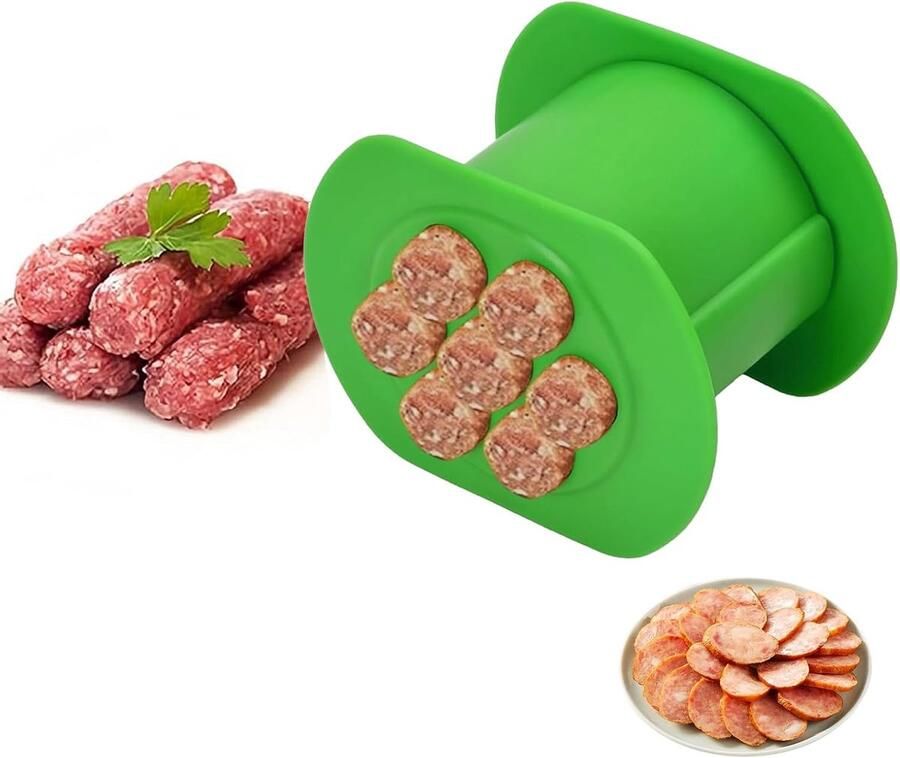 Vleesworstmaker Worstvormer Snel Worstjes Maken 7 Gaten Vorm 5 x 5 x 1 cm A