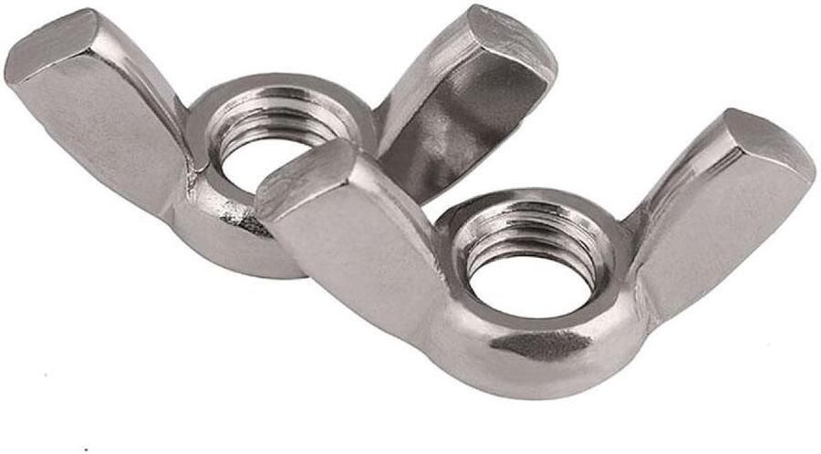 Vleugelmoeren 3-5 stuks M3-M12 304 roestvrij staal(5pcs M5)