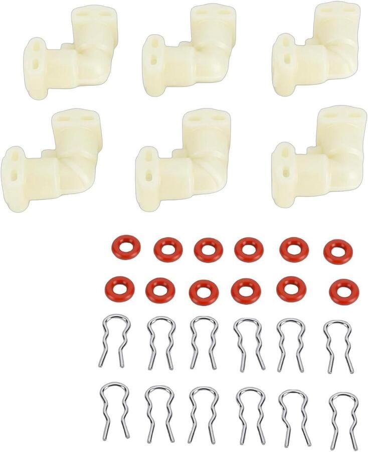 Vloeistofconnector Koffiezetapparaat Lijnconnector Vervanging Koffie Extractie Verbeteren Uniforme Waterstroom Ontwerp 6 Stuks Niet gespecificeerd