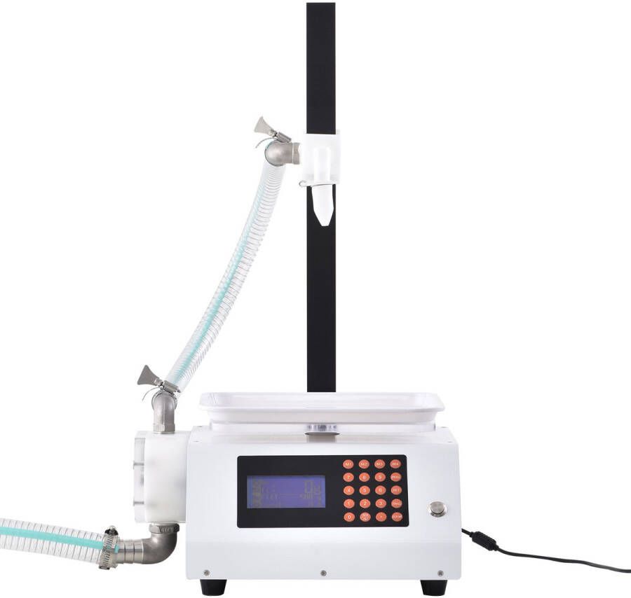 Vloeistofvulmachine Capaciteit 50-5000 G Automatische Vulling Tandwielpomp Digitale Bediening voor Honing Olie Wijn Reinigingsmiddelen en Viskeuze Vloeistoffen (enkele Spuitmond)