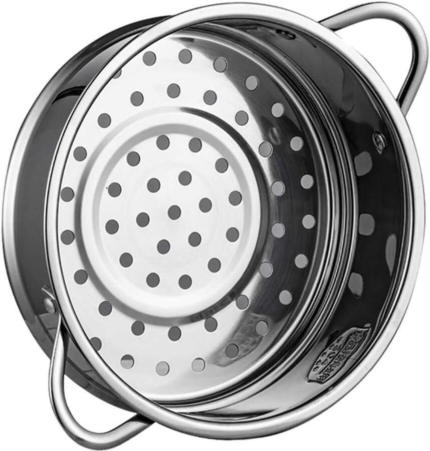 Voedsel Stoomrek Stoommand Stoompan Gezond Koken Roestvrij Staal 16 cm Zilver
