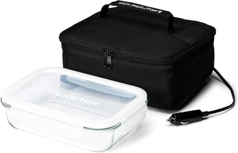 Voedsel Warming Tote Lunchtas Maaltijden Opwarmen Gelijkmatig Koken 1.25 Kwarts Zwart