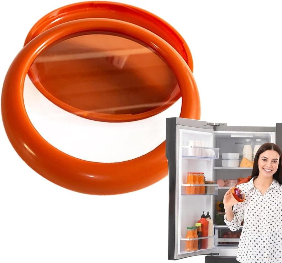 Voedselbewaarder Set Keuken Opbergers Groente Vers Houden Geurdichte Afdichting 4 Delig Transparant