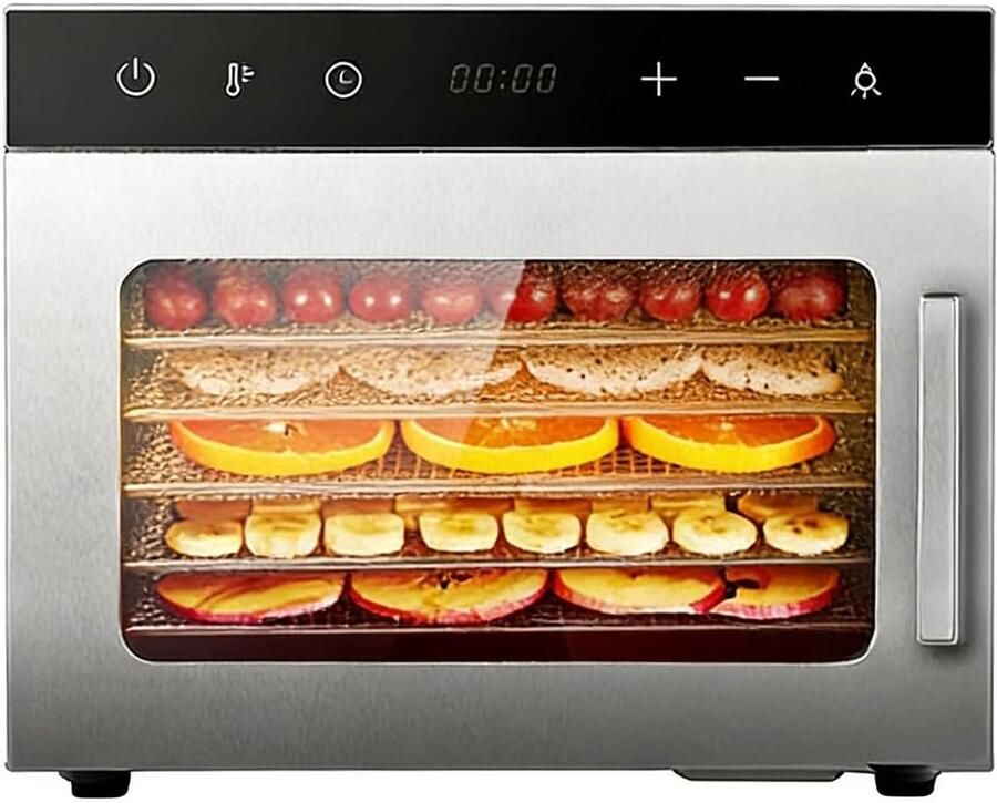 Voedseldroger Drogermachine Snacks Gezonde Snacks Maken Digitale Temperatuur Timer Tot 72L Capaciteit Meerkleurig