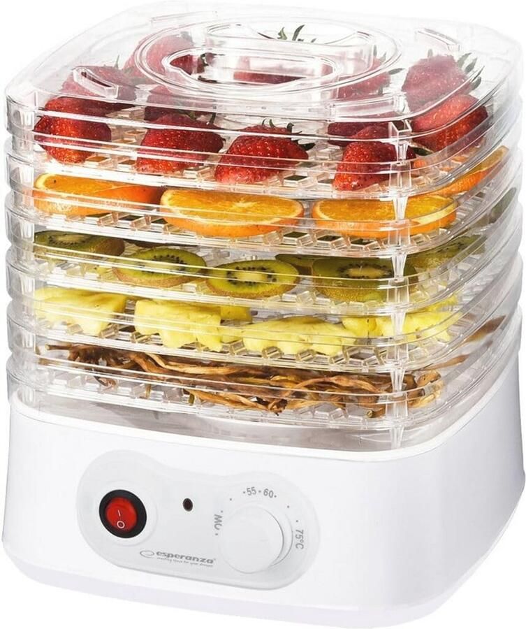 Voedseldroger Transparant Wit 250W