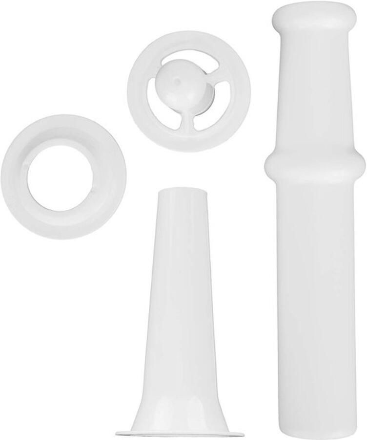 Voedselduwer Universeel Vleesmolen Accessoires Worstvulmondstuk Kubbe Bevestigingsset ABS Materiaal 171 Gram Gewicht Vleesmolenaccessoire