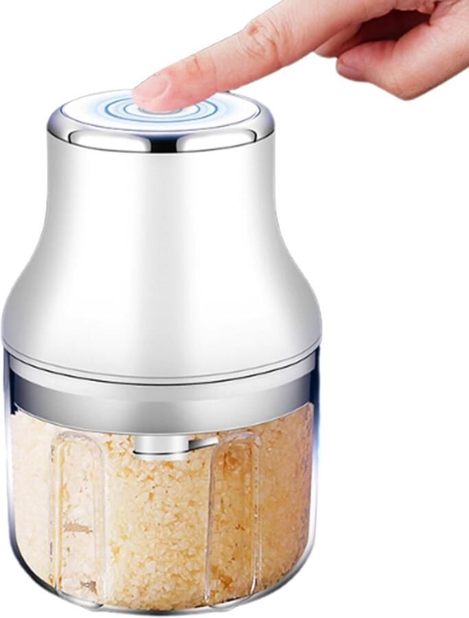 Voedselhakker Keukenmachine Maaltijdvoorbereiding Oplaadbaar Draadloos 250ml Zwart