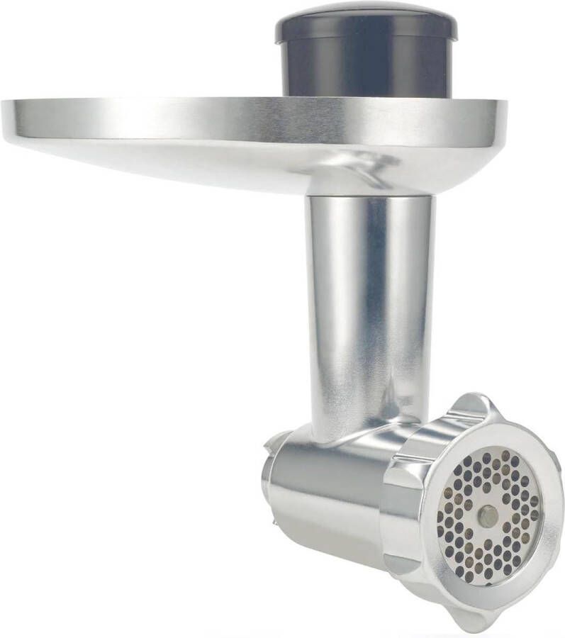 Voedselmolen Opzetstuk voor keukenmachine Staal Zilver. Vleesmolen