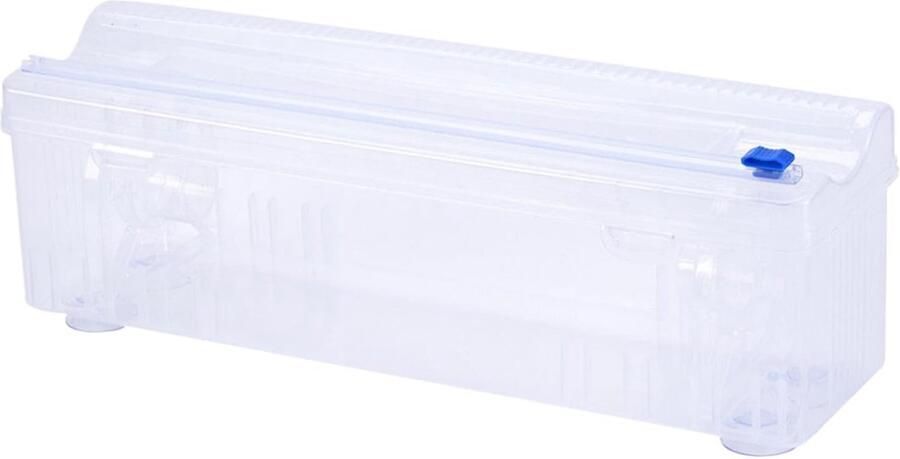 Voedselverpakkingssnijder Wikkelsnijder Keukenfolie Voedsel Verpakken Magnetisch Schuiftype 36 x 12 x 11 cm Wit