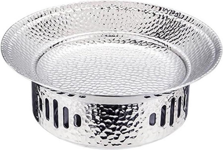 Voedselverwarmer Set Buffetpan Warmhoud Feestelijke Buffetten Roestvrij staal 33 cm Zilver