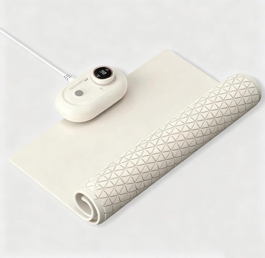 Voedselverwarmer Verwarmingsplaat Maaltijden Warm Houden Instelbare Timer 42x38 cm Zwart