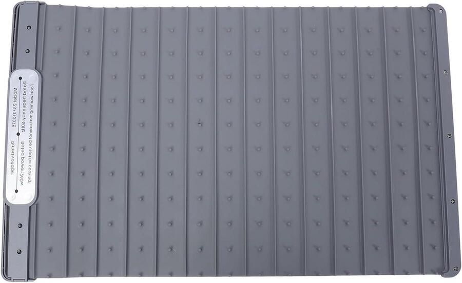 Voedselverwarmingsmat Hete plaat Eten warm houden Snelle opwarming 10s 61x38.1cm Grijs