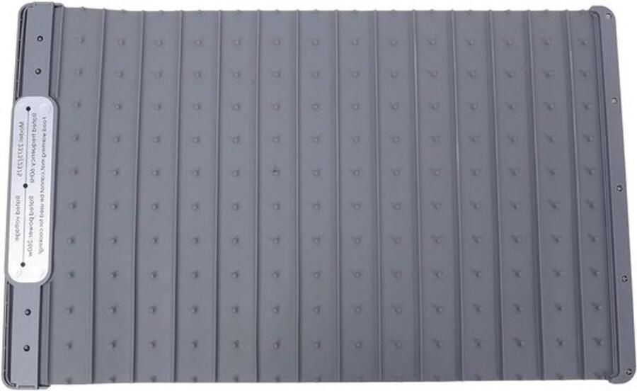 Voedselverwarmingsmat Hete plaat Om eten warm te houden Snelle opwarming in 10s 61 x 38.1 cm Grijs